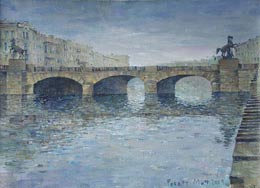 Anichkov Bridge in St. Petersburg (click here to see full size picture)