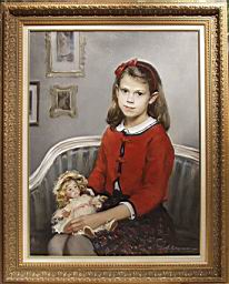 A Girl With Her Doll (click here to see full size picture)