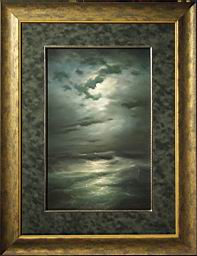 Moon over the Ocean (click here to see full size picture)
