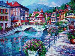 Afternoon Stroll thru Annecy (click here to see full size picture)