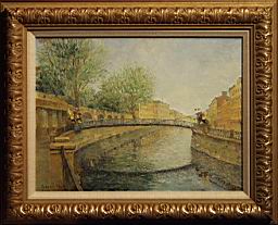 Bankers Bridge over the Griboedov Canal (click here to see full size picture)
