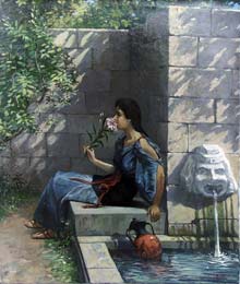 By the Fountain (click here to see full size picture)