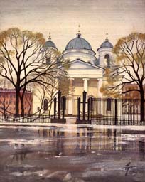 Preobrazenski Regimental Church (Print) (click here to see full size picture)