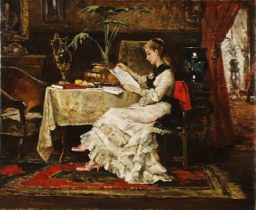 The Girl Reader (click here to see full size picture)