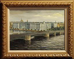 The Palace Embankment and the Hermitage (click here to see full size picture)